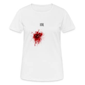 Je vais bien - T-shirt respirant Femme - blanc - Devant - AI Model Female 172 dark (172cm)