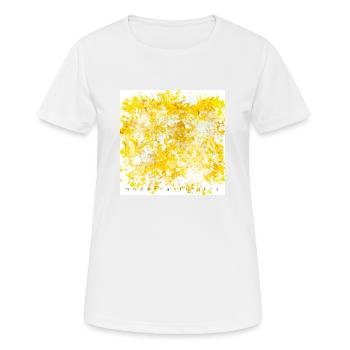 Explosion de couleurs estivales - T-shirt respirant Femme - blanc - Devant - AI Model Female 172 dark (172cm)