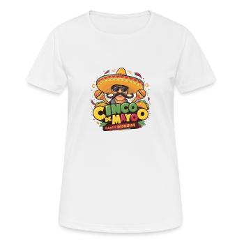 cinco de mayo - T-shirt respirant Femme - blanc - Devant - AI Model Female 172 dark (172cm)