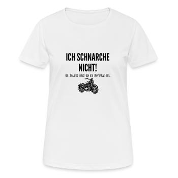 Je ne ronfle pas ! - T-shirt respirant Femme - blanc - Devant - AI Model Female 172 dark (172cm)
