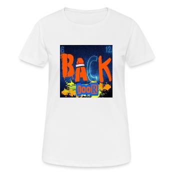 BACK DOOR CHEMISTRY - Women's Breathable T-Shirt - white - Front - AI Model Female 172 dark (172cm)