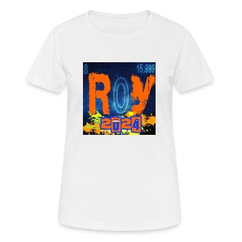 Rookie des Jahres CHEMIE - Frauen T-Shirt atmungsaktiv - Weiß - Vorne - AI Model Female 172 dark (172cm)