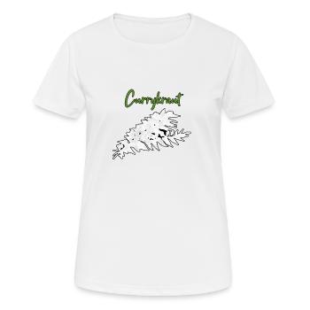 Herbes au curry - T-shirt respirant Femme - blanc - Devant - AI Model Female 172 dark (172cm)