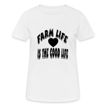 Farm - Women's Breathable T-Shirt - white - Front - AI Model Female 172 dark (172cm)