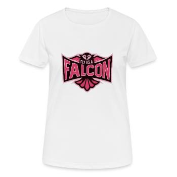 Fly As A Falcon - Candy - Women's Breathable T-Shirt - white - Front - AI Model Female 172 dark (172cm)