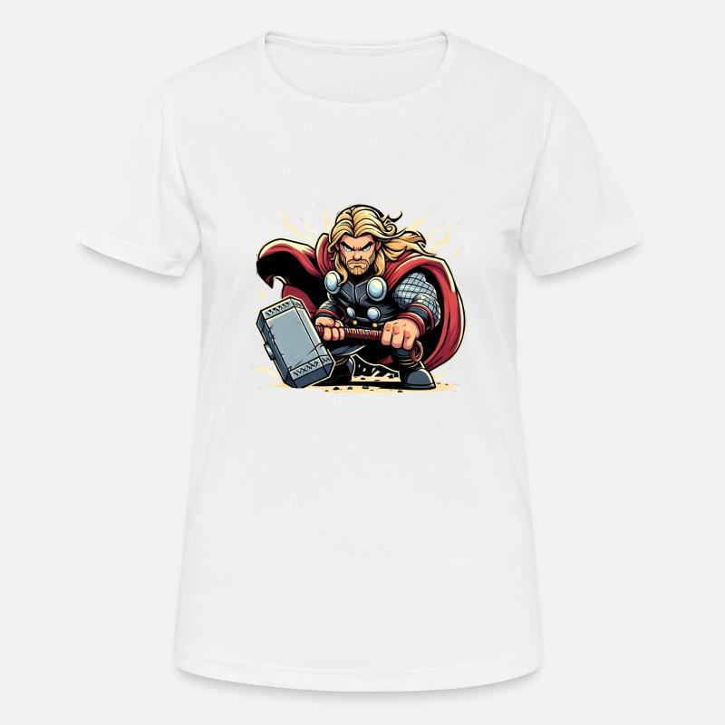 Super Hero - Women's Breathable T-Shirt - white