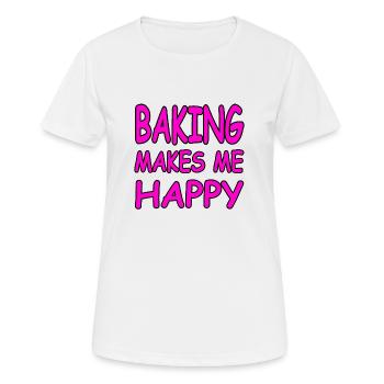 Cuire - T-shirt respirant Femme - blanc - Devant - AI Model Female 172 dark (172cm)