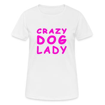 Canine - T-shirt respirant Femme - blanc - Devant - AI Model Female 172 dark (172cm)