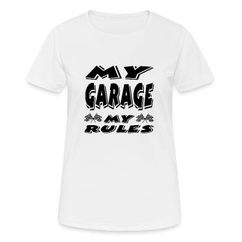 Garage - T-shirt respirant Femme - blanc - Devant - AI Model Female 172 dark (172cm)