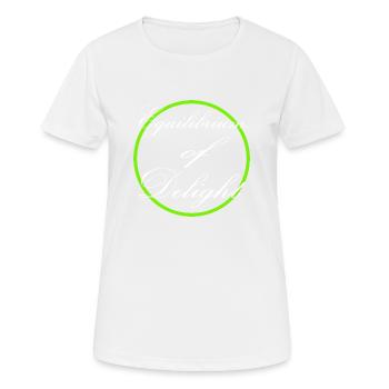 Vie équilibrée Trouver la joie Équilibre mental - T-shirt respirant Femme - blanc - Devant - AI Model Female 172 dark (172cm)