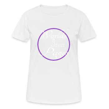 book lovers happy contemporary literature - Women's Breathable T-Shirt - white - Front - AI Model Female 172 dark (172cm)