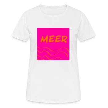 Sea - Women's Breathable T-Shirt - white - Front - AI Model Female 172 dark (172cm)