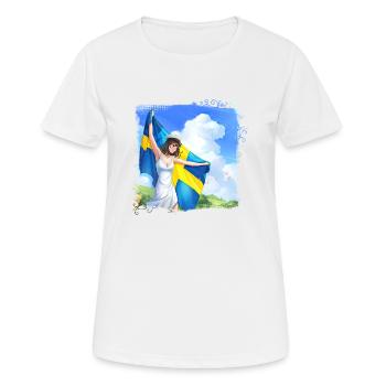 Abschlussfeier 2024 Abiturfeier - Frauen T-Shirt atmungsaktiv - Weiß - Vorne - AI Model Female 172 dark (172cm)