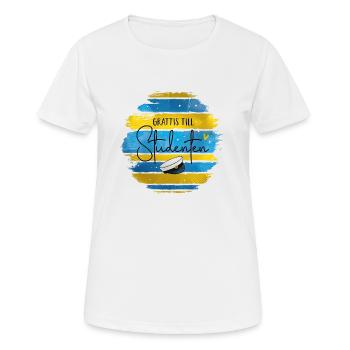 Abschlussfeier 2024 Abiturfeier - Frauen T-Shirt atmungsaktiv - Weiß - Vorne - AI Model Female 172 dark (172cm)