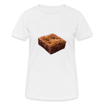 Rustikaler Brownie Illustration - Frauen T-Shirt atmungsaktiv - Weiß - Vorne - AI Model Female 172 dark (172cm)