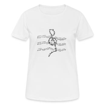 Black Culture - T-shirt respirant Femme - blanc - Devant - AI Model Female 172 dark (172cm)