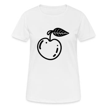 cerise - T-shirt respirant Femme - blanc - Devant - AI Model Female 172 dark (172cm)