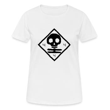 Mort blanche Finlande - T-shirt respirant Femme - blanc - Devant - AI Model Female 172 dark (172cm)