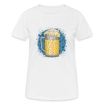 Mug - T-shirt respirant Femme - blanc - Devant - AI Model Female 172 dark (172cm)