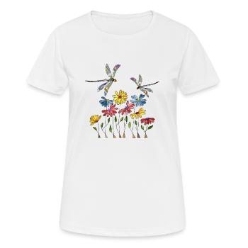 Important - T-shirt respirant Femme - blanc - Devant - AI Model Female 172 dark (172cm)
