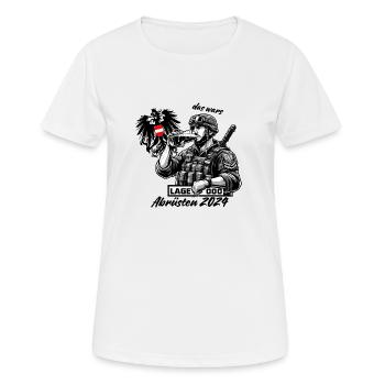 Disarmament of the Armed Forces - Women's Breathable T-Shirt - white - Front - AI Model Female 172 dark (172cm)