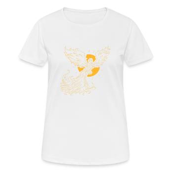 Fenix graphique - T-shirt respirant Femme - blanc - Devant - AI Model Female 172 dark (172cm)