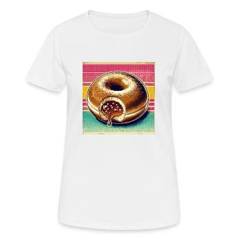 Berlinois des années 1980 - T-shirt respirant Femme - blanc - Devant - AI Model Female 172 dark (172cm)