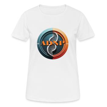 ANDP - Syndrom - GEN - Frauen T-Shirt atmungsaktiv - Weiß - Vorne - AI Model Female 172 dark (172cm)