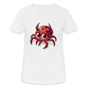 Tique - T-shirt respirant Femme - blanc - Devant - AI Model Female 172 dark (172cm)