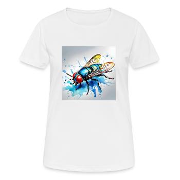 Fly - Women's Breathable T-Shirt - white - Front - AI Model Female 172 dark (172cm)