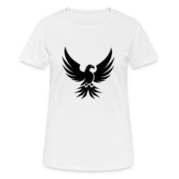 Adler Adlerkopf - Frauen T-Shirt atmungsaktiv - Weiß - Vorne - AI Model Female 172 dark (172cm)