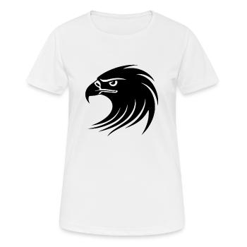 Adler Adlerkopf - Frauen T-Shirt atmungsaktiv - Weiß - Vorne - AI Model Female 172 dark (172cm)
