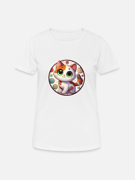 Soft Kitty Gifts - Women's Breathable T-Shirt - white