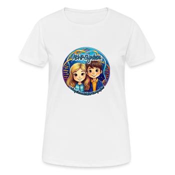 ADNP Teenager - Women's Breathable T-Shirt - white - Front - AI Model Female 172 dark (172cm)