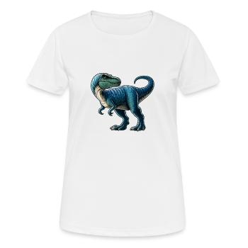 Géant Mammifère Dino T-Rex - T-shirt respirant Femme - blanc - Devant - AI Model Female 172 dark (172cm)