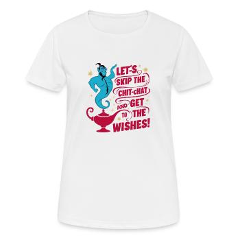 Dschinni-Lampe - Frauen T-Shirt atmungsaktiv - Weiß - Vorne - AI Model Female 172 dark (172cm)