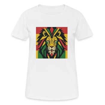 reggaeton - T-shirt respirant Femme - blanc - Devant - AI Model Female 172 dark (172cm)