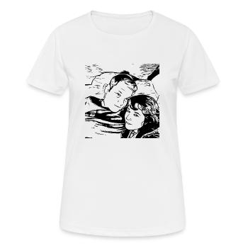 Liebespaar Traumpaar - Frauen T-Shirt atmungsaktiv - Weiß - Vorne - AI Model Female 172 dark (172cm)