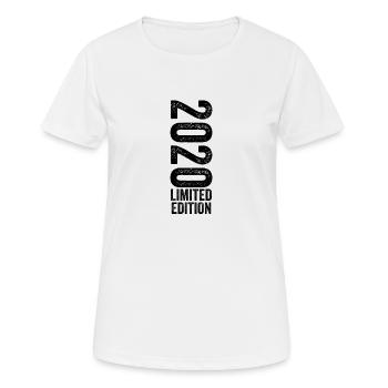 2020 Jubiläumsgeschenk 2020 Limited Edition 2020 - Frauen T-Shirt atmungsaktiv - Weiß - Vorne - AI Model Female 172 dark (172cm)