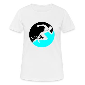 Runner - Women's Breathable T-Shirt - white - Front - AI Model Female 172 dark (172cm)
