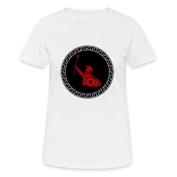 Spartiate 02 - T-shirt respirant Femme - blanc - Devant - AI Model Female 172 dark (172cm)