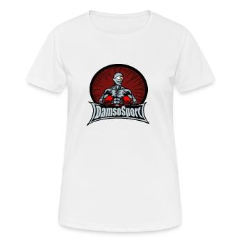 Damsôsport - T-shirt respirant Femme - blanc - Devant - AI Model Female 172 dark (172cm)