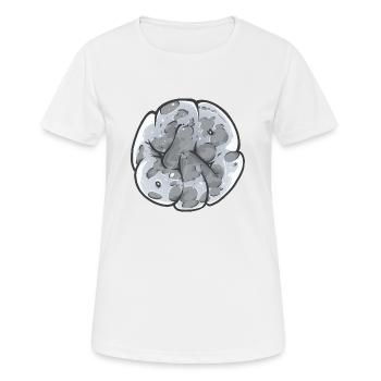 Graff Moon - T-shirt respirant Femme - blanc - Devant - AI Model Female 172 dark (172cm)