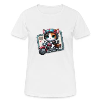 Soft Kitty Gifts - Women's Breathable T-Shirt - white - Front - AI Model Female 172 dark (172cm)