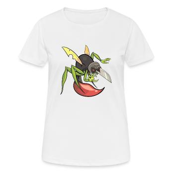 The mosquito net - Women's Breathable T-Shirt - white - Front - AI Model Female 172 dark (172cm)