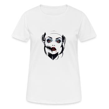Die Krankenschwester II - Frauen T-Shirt atmungsaktiv - Weiß - Vorne - AI Model Female 172 dark (172cm)