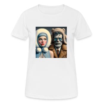 cold! - Women's Breathable T-Shirt - white - Front - AI Model Female 172 dark (172cm)