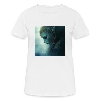 Elfe - T-shirt respirant Femme - blanc - Devant - AI Model Female 172 dark (172cm)