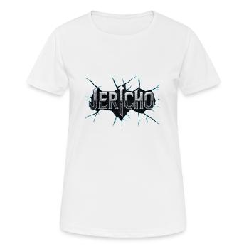 Jericho - Frauen T-Shirt atmungsaktiv - Weiß - Vorne - AI Model Female 172 dark (172cm)