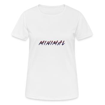 Minimal Chromo multi color - Women's Breathable T-Shirt - white - Front - AI Model Female 172 dark (172cm)